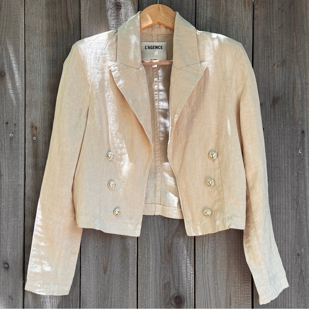 L'AGENCE SAND Tailored Blazer